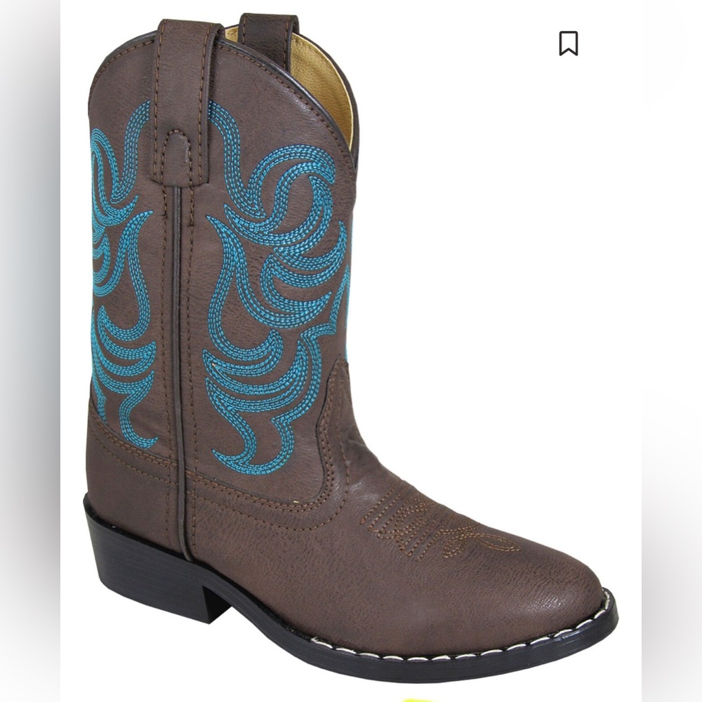 SMOKY MOUNTAIN BOOTS
STYLE- 1623 Y
PATT.- MONTEREY
COLOR-BROWN
SIZE-6½ women’s